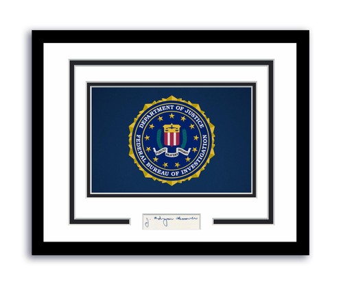 Edgar hoover autographed - edgar,