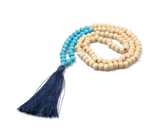 108 bead wooden mala - 108, bead wooden mala