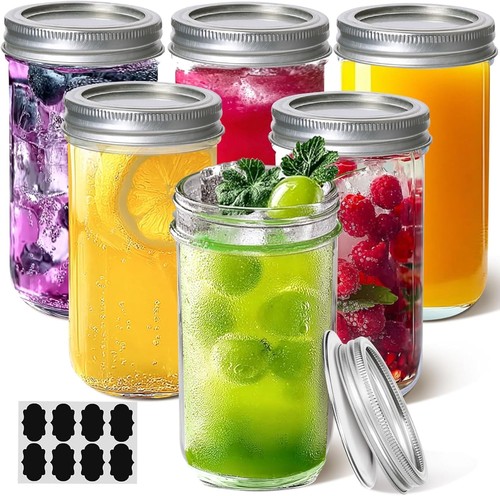 Comsaf mason jars - mason, 6