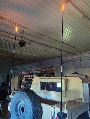 Military dual lighted antennas - dual,