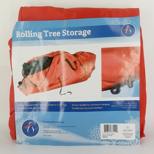 Rolling christmas tree storage - rolling,