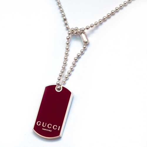 Gucci red enamel sterling - red, &