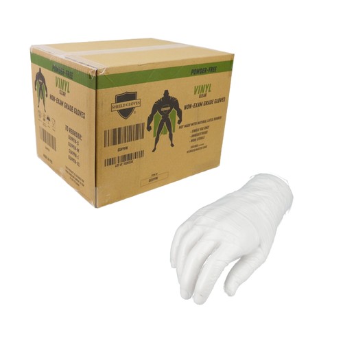 Clear powder free non latex - clear,