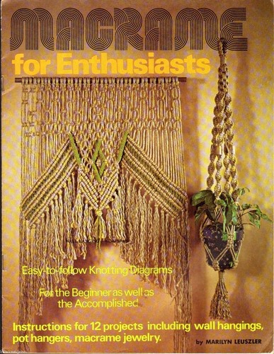 Macrame for enthusiasts wall - enthusiasts:,