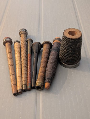Set antique wooden - set, 8