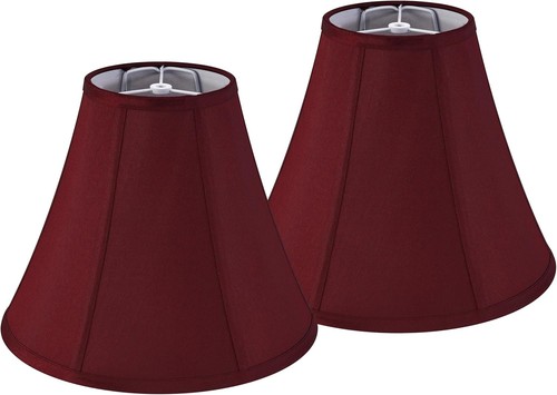 Set burgundy bell lamp - set,