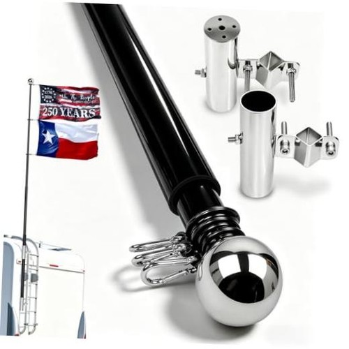 14ft ladder flag pole kit - ladder,