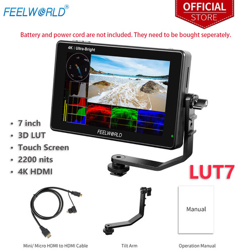 Feelworld lut7 inch camera - 7,