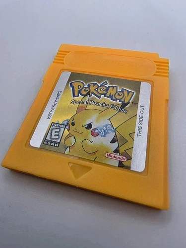Game card yellow - card, version
