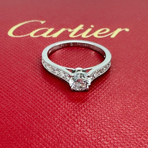 Cartier round diamond - round, cts