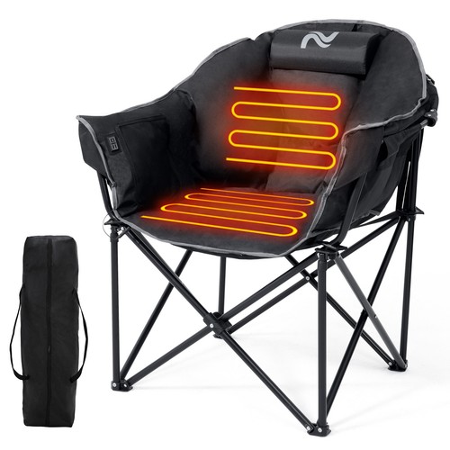 Naizea heated camping chair - heated,