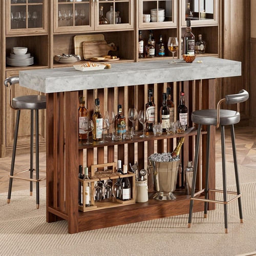 Long bar table - long, with