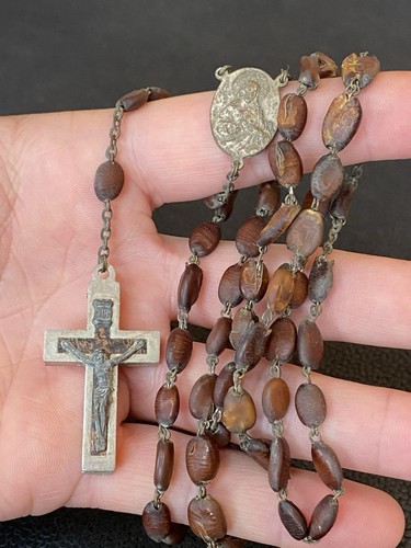 Antique vtg rosary crucifix - antique,