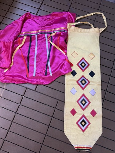 Native american powwow ribbon - american,