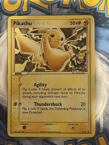 Pokemon pikachu 10th - pokemon,