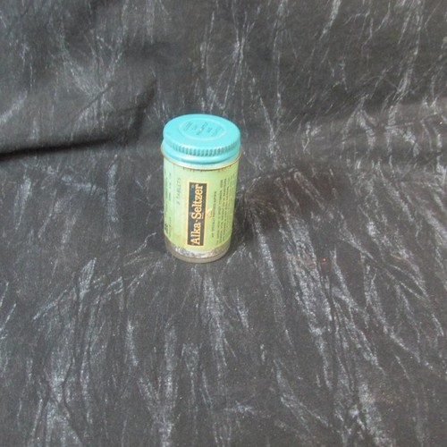 Vintage glass alka - glass, alka-seltzer