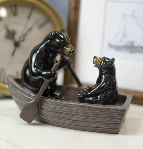 Western rustic black bears - rustic,
