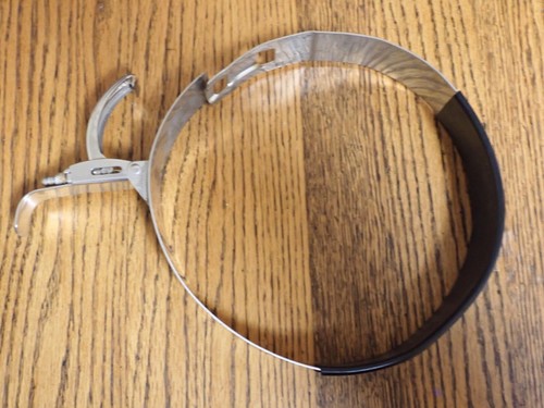 Vintage scuba tank band - tank,