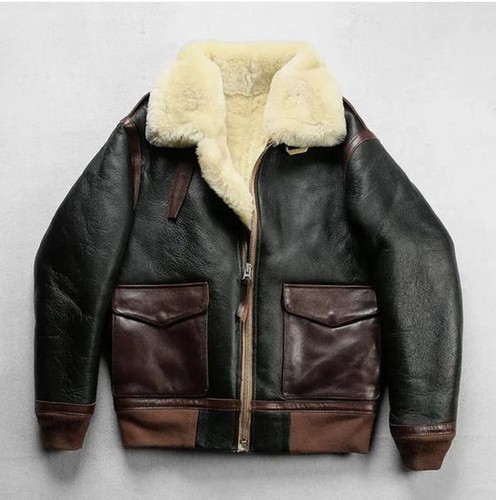 Men black raf - black, sheepskin