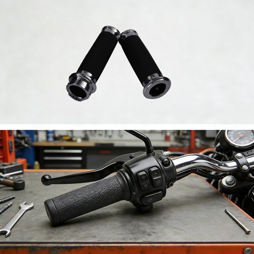 Motorcycle handlebar grips - 1",