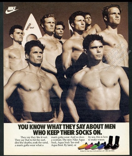 1989 nike aqua - aqua, socks