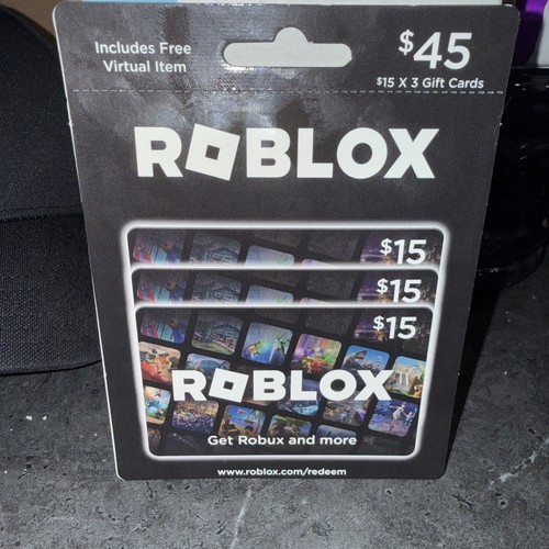 Roblox gift card - $45, prepaid