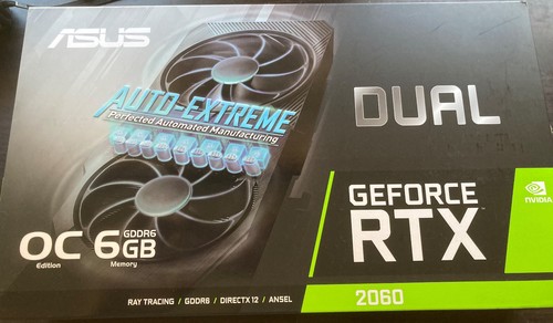 New asus dual geforce rtx - new, 2060