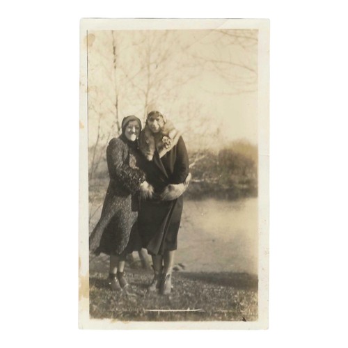 Vintage snapshot photo two - vintage,