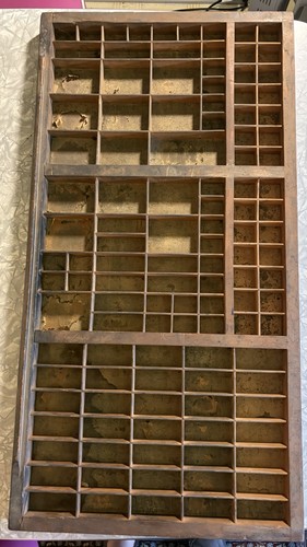 Antique wood letterpress type - antique,