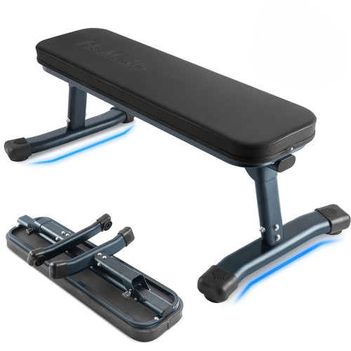 Flat foldable weight bench - foldable,