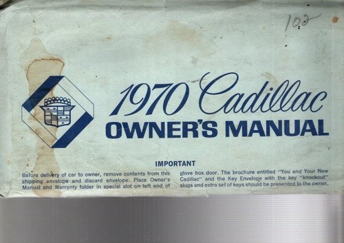 1970 cadillac original - 1970, cadillac--original