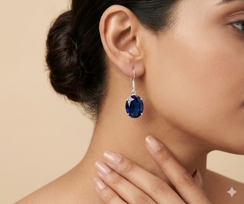 Blue tanzanite gemstone 925 - tanzanite,