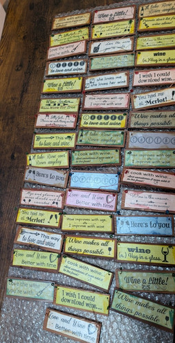 Lot handmade rustic wine - 46,