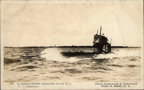 Crippled british sub - crippled,