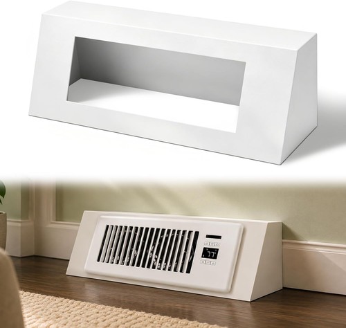Metal baseboard register - metal,