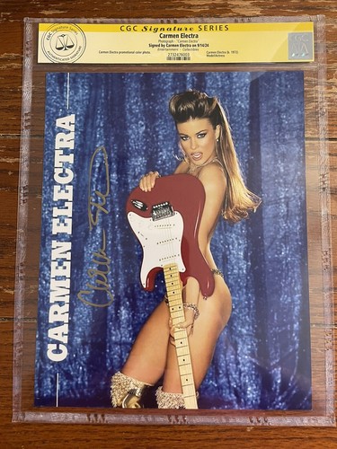 Carmen electra with guitar - carmen,