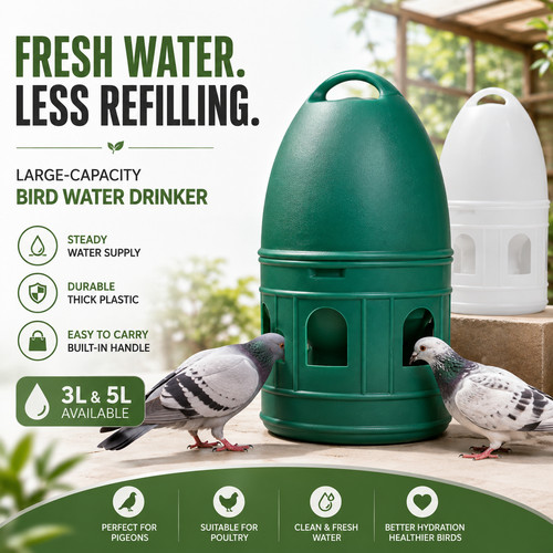 Clear pigeon bird - 3-5l, water