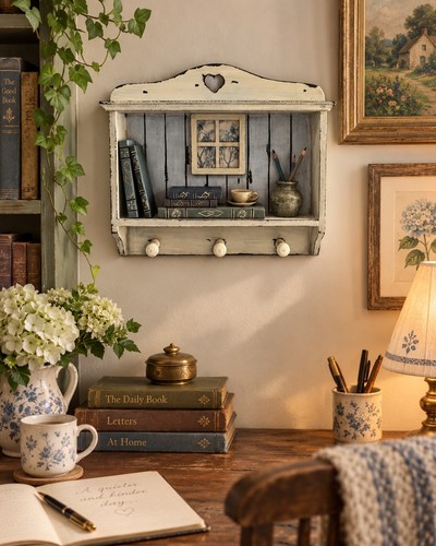 Shabby chic mini library - mini,