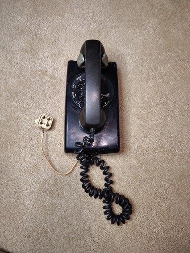Vintage black wall rotary - vintage,