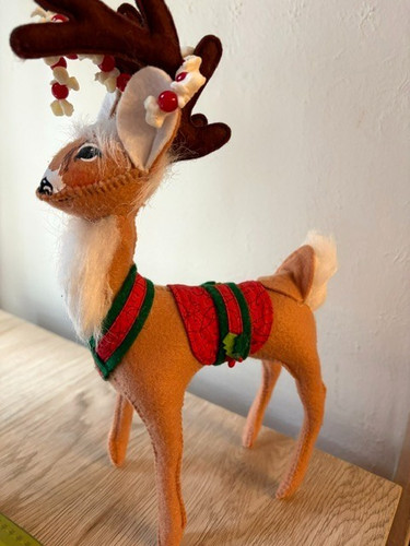 Annalee christmas reindeer - christmas,