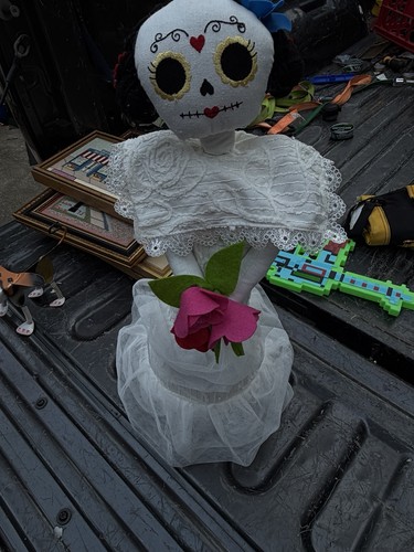 Fabric catrina day of - in,