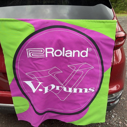 Roland drums sign banner - sign,