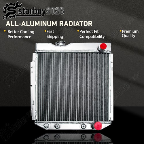 Aluminum radiator fits 66 - aluminum, 65-66