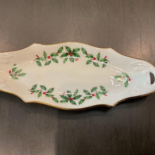 Lenox holiday condiment dish - lenox,
