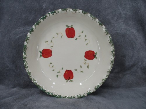 Buckeye stoneware pie dish - buckeye,
