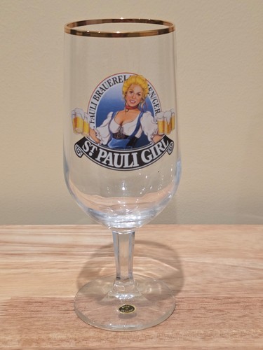 Pauli girl beer glass - pauli,