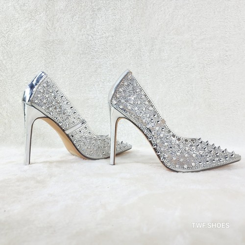 Spicy stiletto pvc - spicy, clear