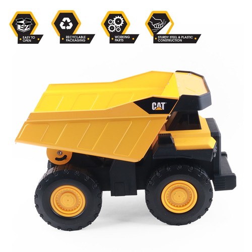Cat steel dump truck toy - steel,