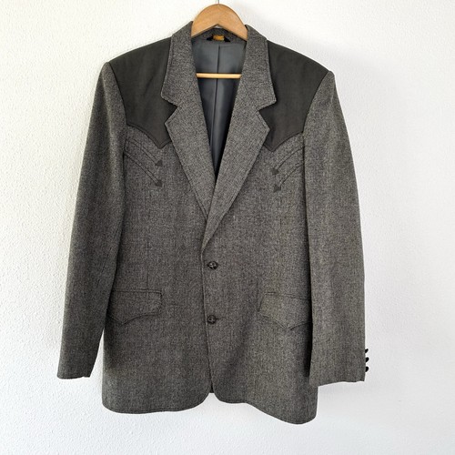 Pioneer wear blazer mens gray - wear,