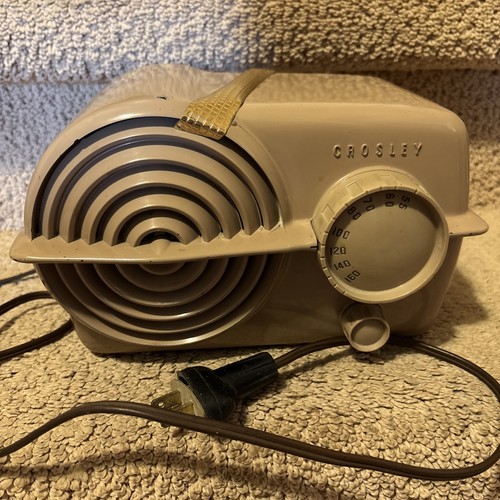 Crosley bakelite bullseye tube - bakelite,